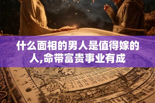 什么面相的男人是值得嫁的人,命带富贵事业有成