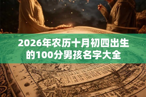 2026年农历十月初四出生的100分男孩名字大全 2026年农历十月初四出生的100分男孩名字大全