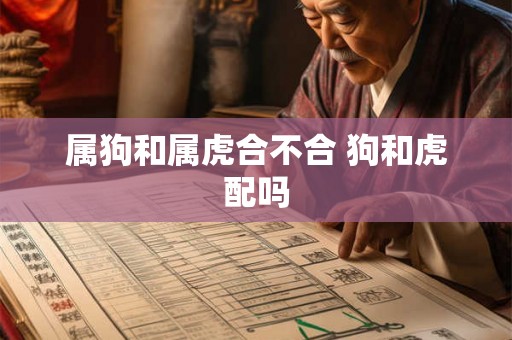属狗和属虎合不合 狗和虎配吗 属狗和属虎合不合 狗和虎配吗