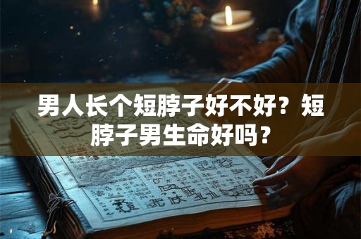 男人长个短脖子好不好？短脖子男生命好吗？