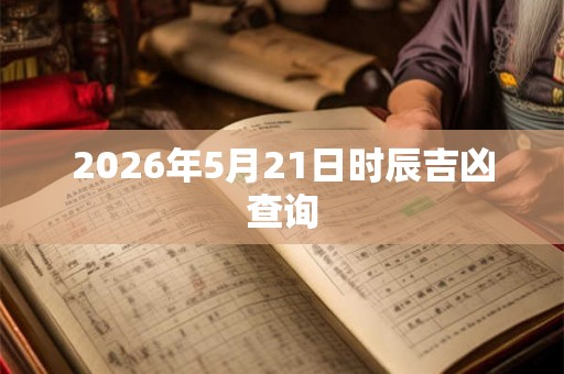 2026年5月21日时辰吉凶查询