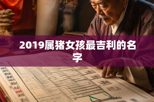 2019属猪女孩最吉利的名字 2019属猪女孩最吉利的名字