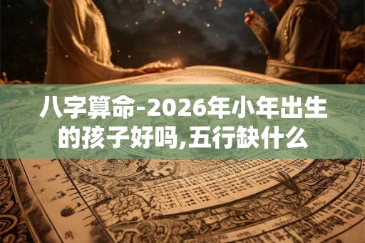 八字算命-2026年小年出生的孩子好吗,五行缺什么