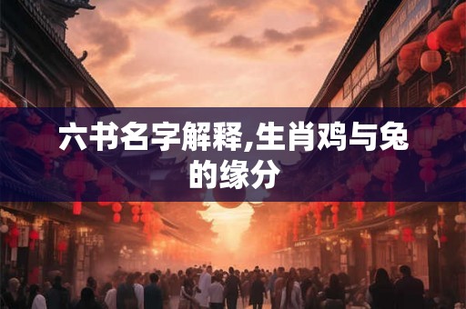 六书名字解释,生肖鸡与兔的缘分