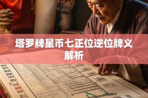 塔罗牌星币七正位逆位牌义解析