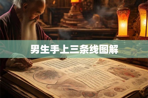 男生手上三条线图解