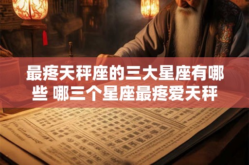 最疼天秤座的三大星座有哪些 哪三个星座最疼爱天秤座