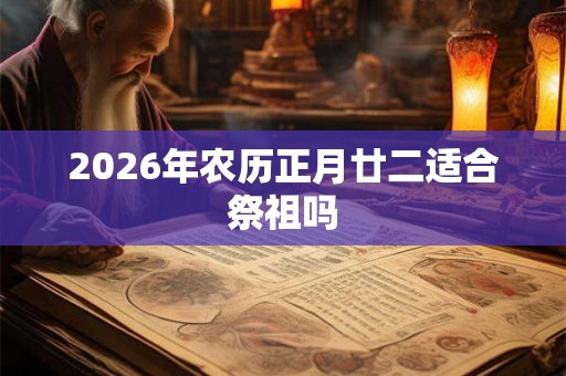 2026年农历正月廿二适合祭祖吗