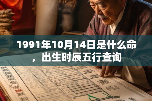 1991年10月14日是什么命,出生时辰五行查询 1991年10月14日是什么命,出生时辰五行查询