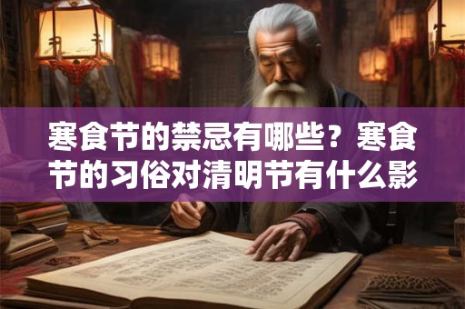 寒食节的禁忌有哪些？寒食节的习俗对清明节有什么影响？