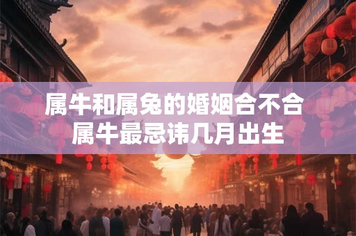 属牛和属兔的婚姻合不合 属牛最忌讳几月出生
