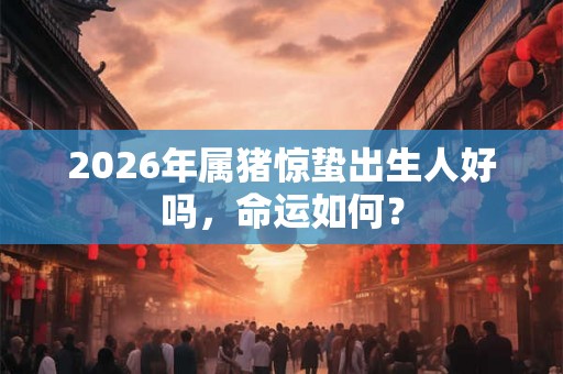 2026年属猪惊蛰出生人好吗，命运如何？