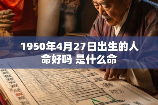 1950年4月27日出生的人命好吗 是什么命 1950年4月27日出生的人命好吗 是什么命