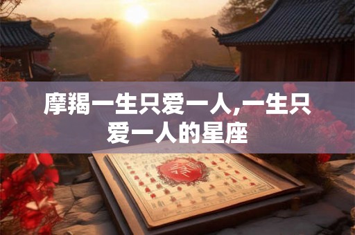 摩羯一生只爱一人,一生只爱一人的星座