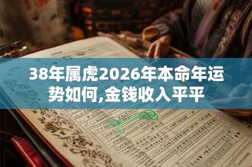38年属虎2026年本命年运势如何,金钱收入平平 38年属虎2026年本命年运势如何,金钱收入平平