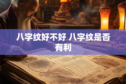 八字纹好不好 八字纹是否有利 八字纹好不好 八字纹是否有利