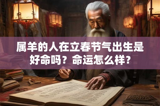 属羊的人在立春节气出生是好命吗？命运怎么样？