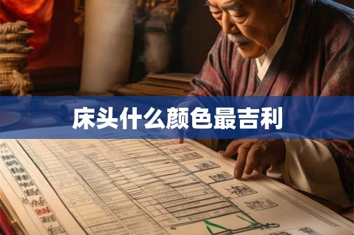 床头什么颜色最吉利