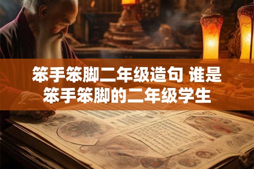 笨手笨脚二年级造句 谁是笨手笨脚的二年级学生