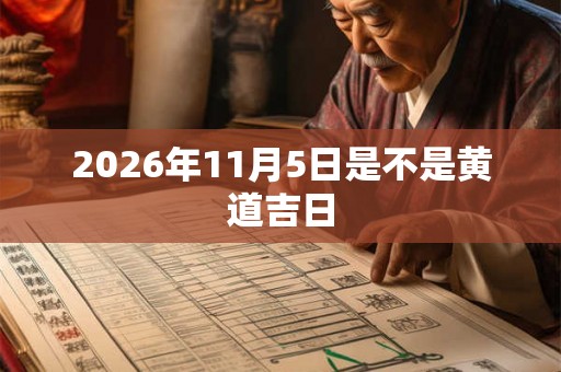 2026年11月5日是不是黄道吉日