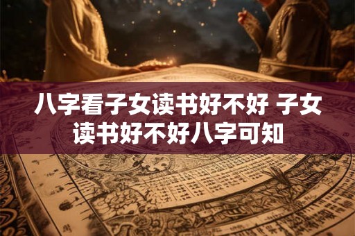 八字看子女读书好不好 子女读书好不好八字可知