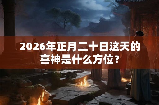 2026年正月二十日这天的喜神是什么方位？