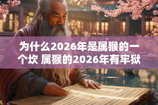 为什么2026年是属猴的一个坎 属猴的2026年有牢狱之灾吗