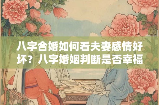 八字合婚如何看夫妻感情好坏？八字婚姻判断是否幸福