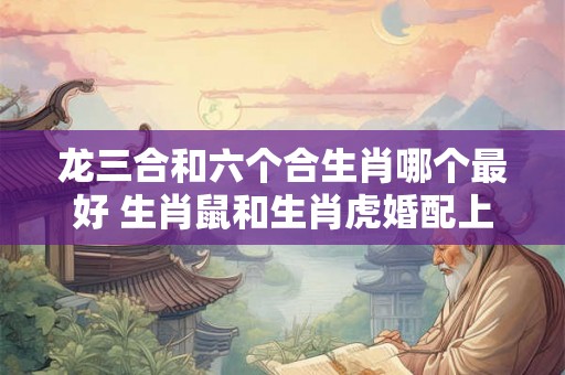 龙三合和六个合生肖哪个最好 生肖鼠和生肖虎婚配上等
