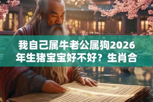 我自己属牛老公属狗2026年生猪宝宝好不好？生肖合适吗？
