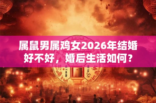 属鼠男属鸡女2026年结婚好不好，婚后生活如何？