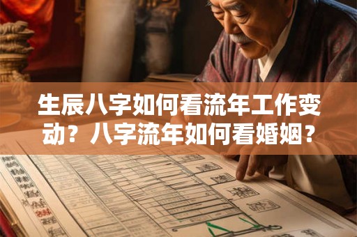 生辰八字如何看流年工作变动?八字流年如何看婚姻? 生辰八字如何看流年工作变动?八字流年如何看婚姻?