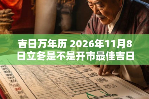 吉日万年历 2026年11月8日立冬是不是开市最佳吉日