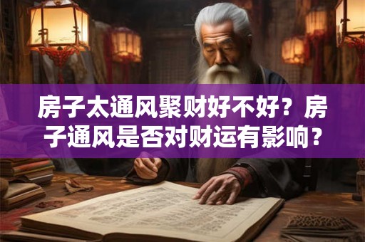 房子太通风聚财好不好？房子通风是否对财运有影响？