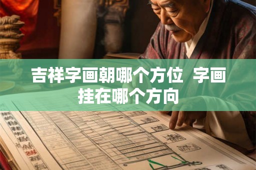 吉祥字画朝哪个方位  字画挂在哪个方向