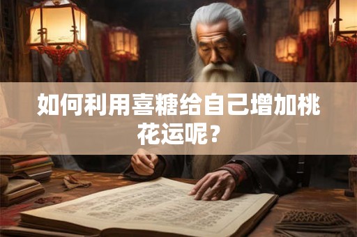 如何利用喜糖给自己增加桃花运呢？