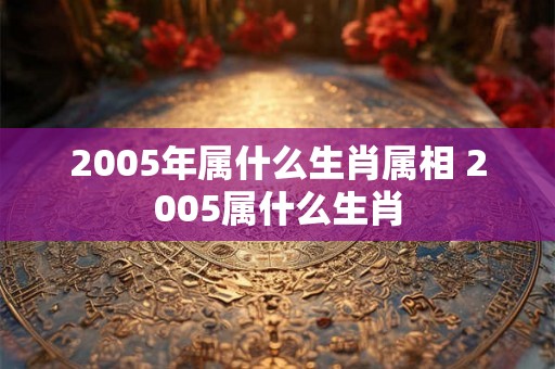 2005年属什么生肖属相 2005属什么生肖