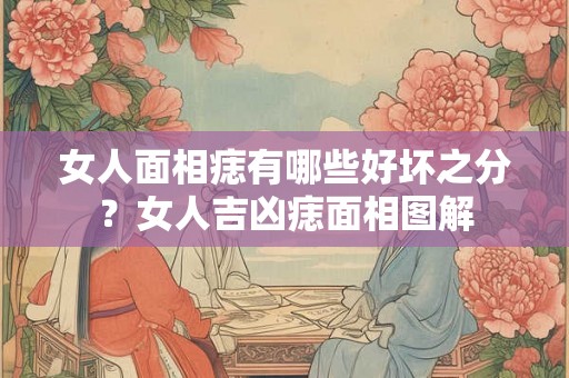 女人面相痣有哪些好坏之分？女人吉凶痣面相图解