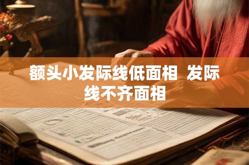 额头小发际线低面相  发际线不齐面相