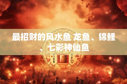 最招财的风水鱼 龙鱼、锦鲤、七彩神仙鱼 最招财的风水鱼 龙鱼、锦鲤、七彩神仙鱼