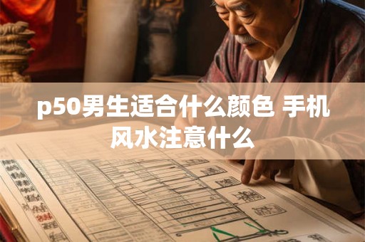 p50男生适合什么颜色 手机风水注意什么 p50男生适合什么颜色 手机风水注意什么
