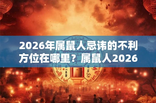 2026年属鼠人忌讳的不利方位在哪里？属鼠人2026年不宜去什么方位？