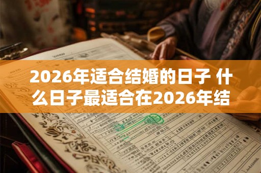 2026年适合结婚的日子 什么日子最适合在2026年结婚