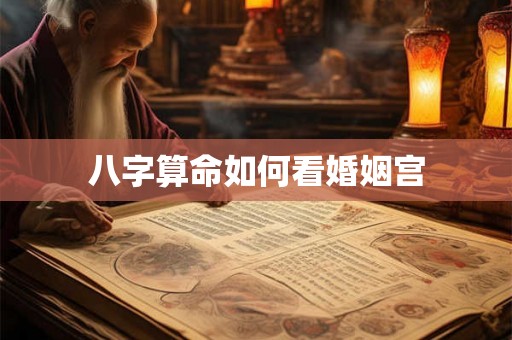 八字算命如何看婚姻宫