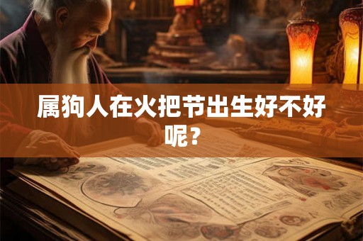 属狗人在火把节出生好不好呢？