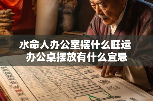 水命人办公室摆什么旺运 办公桌摆放有什么宜忌