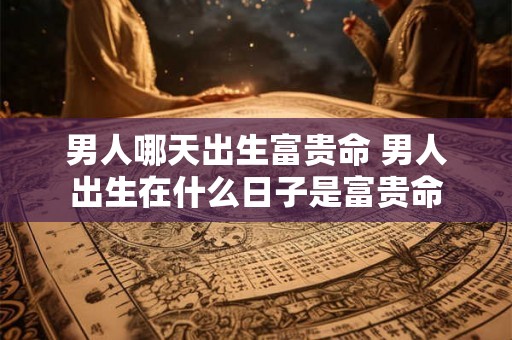 男人哪天出生富贵命 男人出生在什么日子是富贵命