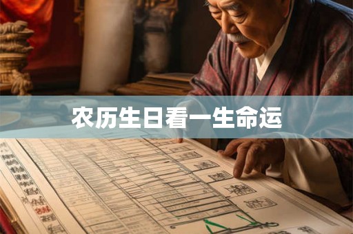 农历生日看一生命运 农历生日看一生命运