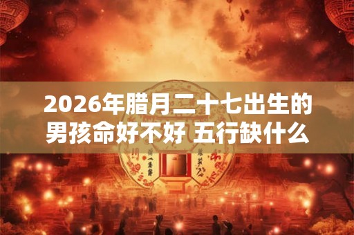 2026年腊月二十七出生的男孩命好不好 五行缺什么