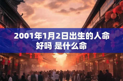 2001年1月2日出生的人命好吗 是什么命